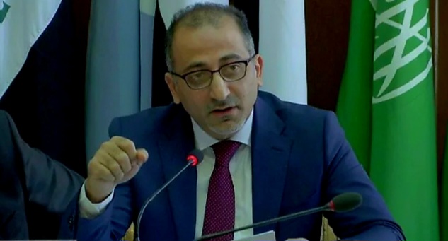 السفير مهند العكلوك مندوب فلسطين الدائم لدى جامعة الدول العربية